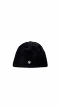 BLACK MOHAIR BEANIE